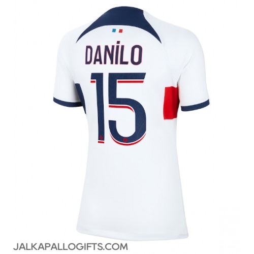 Paris Saint-Germain Danilo Pereira #15 Vieraspaita Naiset 2023-24 Lyhythihainen